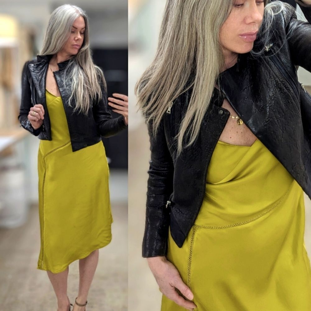 J Brand Leather Moto Jacket
